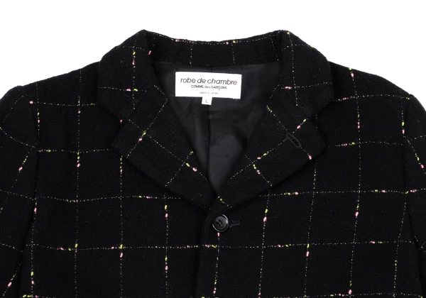 robe de chambre COMME des GARCONS Color Nep Check Jacket K-162782_003