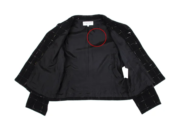 robe de chambre COMME des GARCONS Color Nep Check Jacket K-162782_011