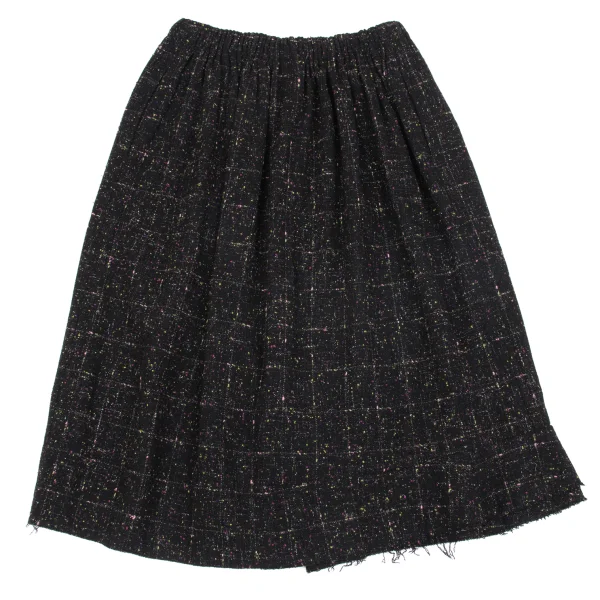 robe de chambre COMME des GARCONS Nep Tweed Cut Off Skirt K-162783_009