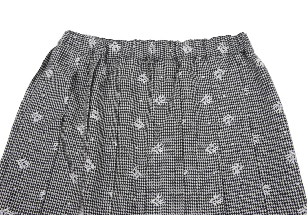 robe de chambre COMME des GARCONS Floral Houndstooth Skirt K-162784_006