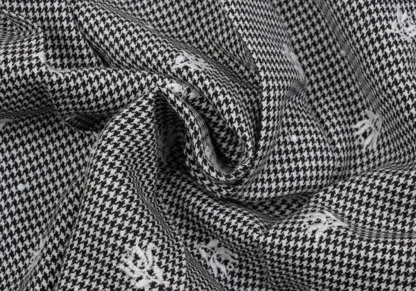 robe de chambre COMME des GARCONS Floral Houndstooth Skirt K-162784_013
