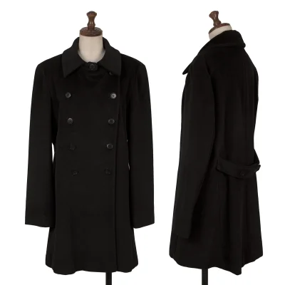 agnes b. Wool Angola Double Breasted Coat