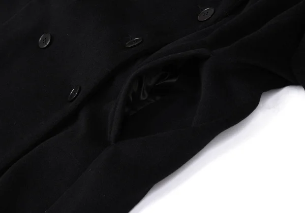 agnes b. Wool Angola Double Breasted Coat K-162787_008