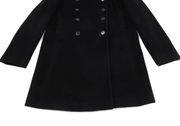 agnes b. Wool Angola Double Breasted Coat K-162787_012