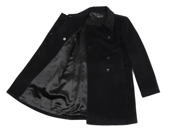agnes b. Wool Angola Double Breasted Coat K-162787_013