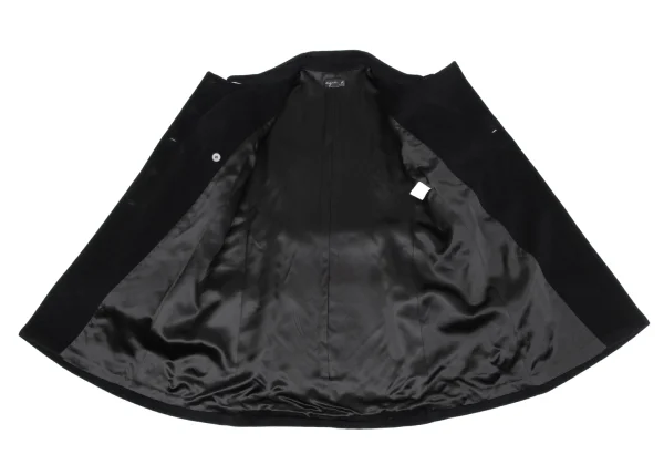 agnes b. Wool Angola Double Breasted Coat K-162787_014