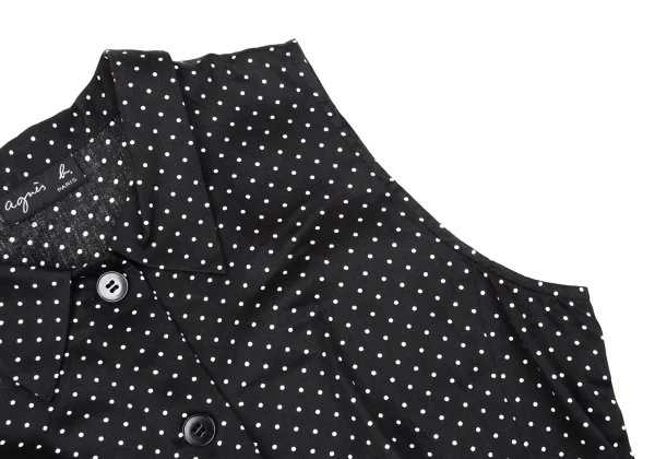 agnes b. Pin Dot Sleeveless Shirt Dress K-162788_007
