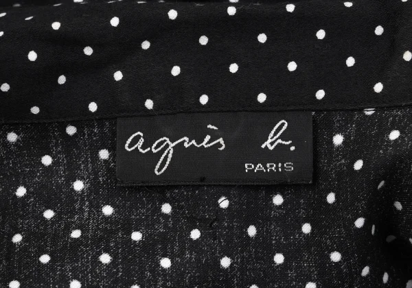 agnes b. Pin Dot Sleeveless Shirt Dress K-162788_018