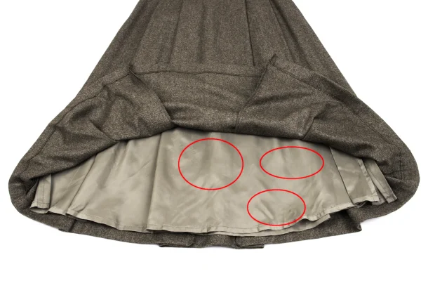 agnes b. Wool Tuck Flare Skirt K-162789_006