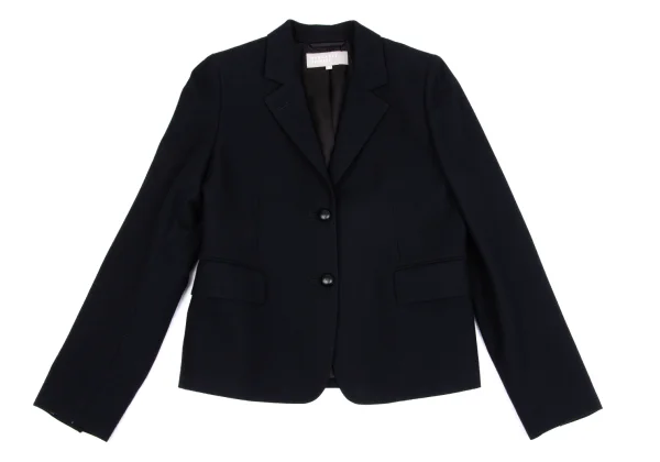 MARGARET HOWELL Wool Herringbone Covered Button Jacket K-162791_002