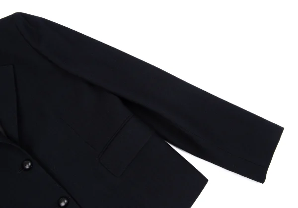 MARGARET HOWELL Wool Herringbone Covered Button Jacket K-162791_007