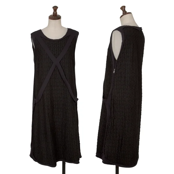 MARC JACOBS Switching Floral Lace Sleeveless Dress Black S K-162793_001