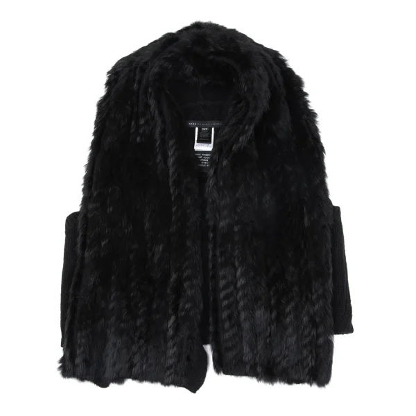 MARC by MARC JACOBS Rabbit Fur Collar Knit Vest K-162794_002
