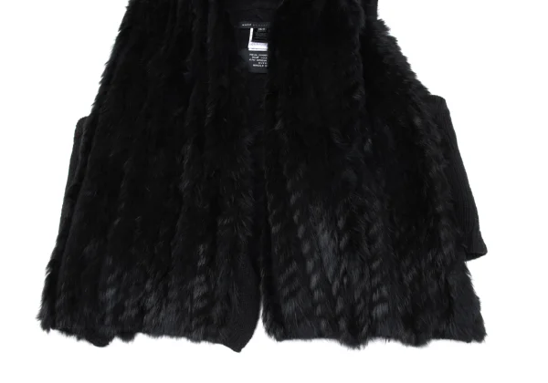 MARC by MARC JACOBS Rabbit Fur Collar Knit Vest K-162794_005