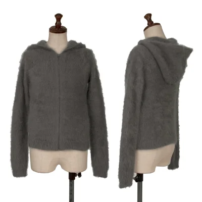 Theory Angola Knit Zip Hoodie