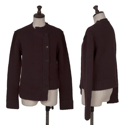 A/T Asymmetry Front Knit Cardigan