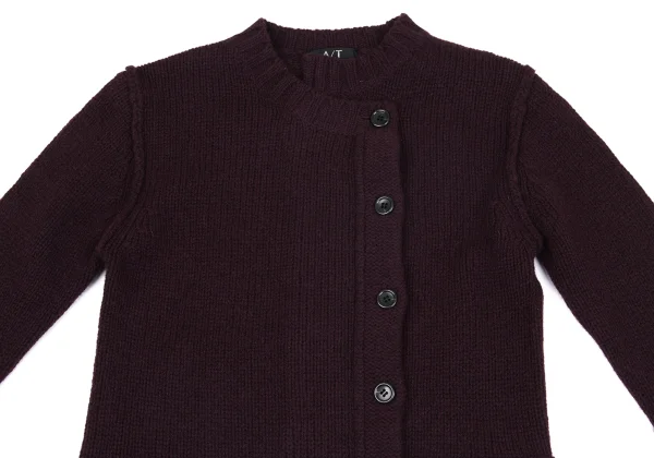 A/T Asymmetry Front Knit Cardigan K-162801_003