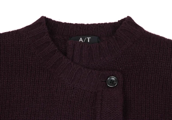 A/T Asymmetry Front Knit Cardigan K-162801_004