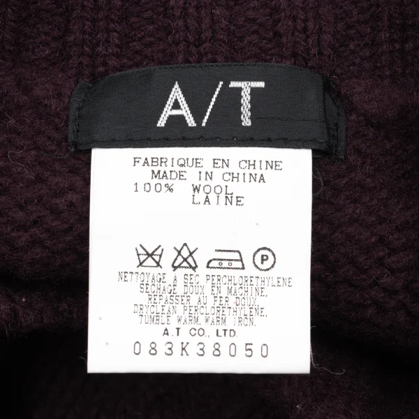 A/T Asymmetry Front Knit Cardigan K-162801_015