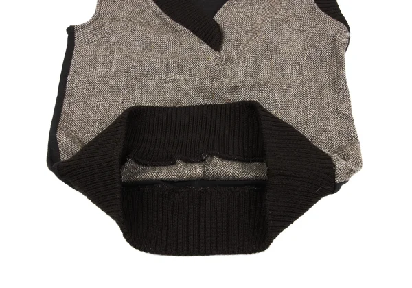 A/T Tweed Switching Knit Vest K-162803_006
