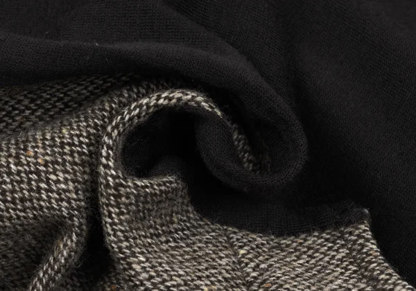 A/T Tweed Switching Knit Vest K-162803_009
