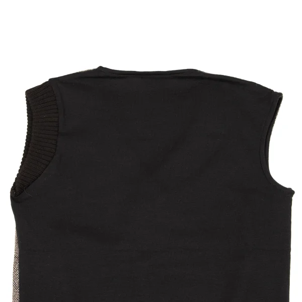 A/T Tweed Switching Knit Vest & Straight Pants K-162805_009
