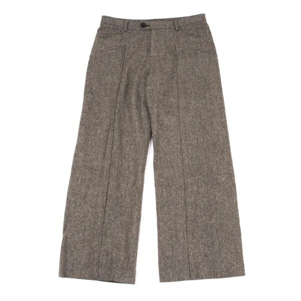A/T Tweed Switching Knit Vest & Straight Pants K-162805_010