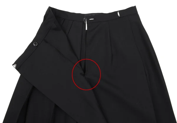 A/T Wool Pleats Switching Skirt K-162806_004