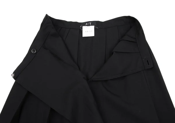 A/T Wool Pleats Switching Skirt K-162806_006