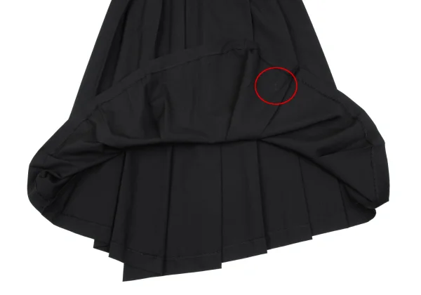 A/T Wool Pleats Switching Skirt K-162806_008