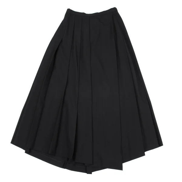 A/T Wool Pleats Switching Skirt K-162806_010
