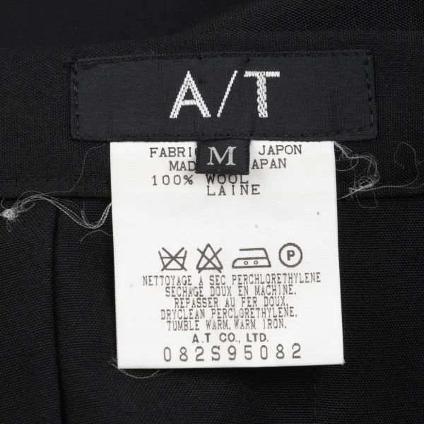 A/T Wool Pleats Switching Skirt K-162806_012