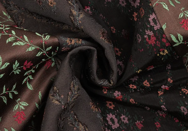 A/T Flower Jacquard Switching Flare Skirt K-162808_011