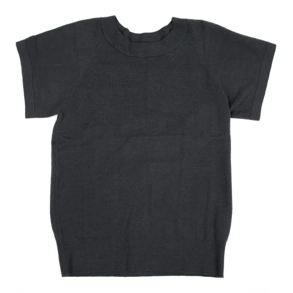 zucca Dyed Wool Short Sleeves Knit Seater K-162810_002
