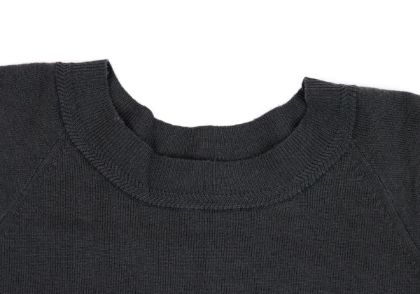 zucca Dyed Wool Short Sleeves Knit Seater K-162810_004