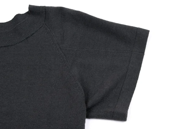 zucca Dyed Wool Short Sleeves Knit Seater K-162810_005