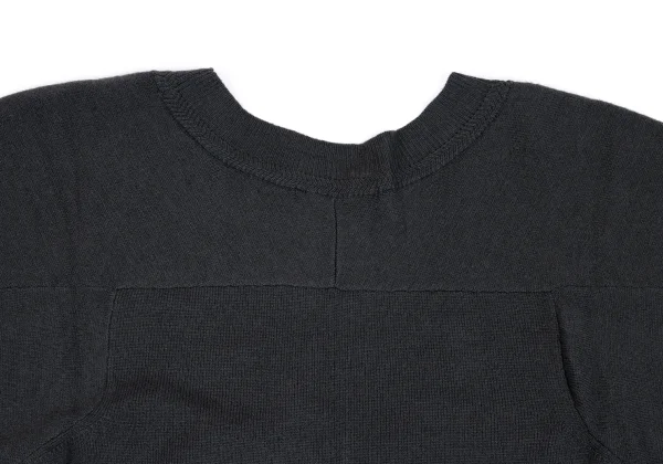 zucca Dyed Wool Short Sleeves Knit Seater K-162810_009