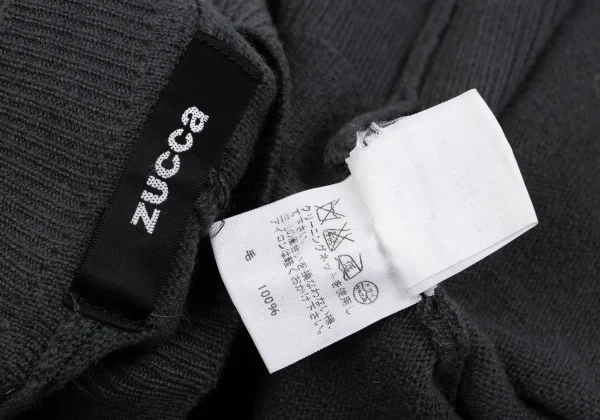 zucca Dyed Wool Short Sleeves Knit Seater K-162810_012
