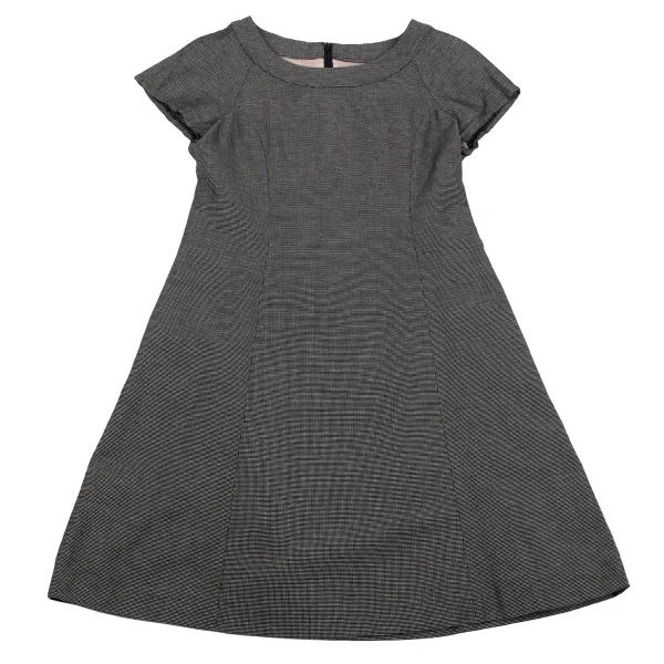 Jocomomola Cotton Micro Check Short Sleeves Dress K-162812_002