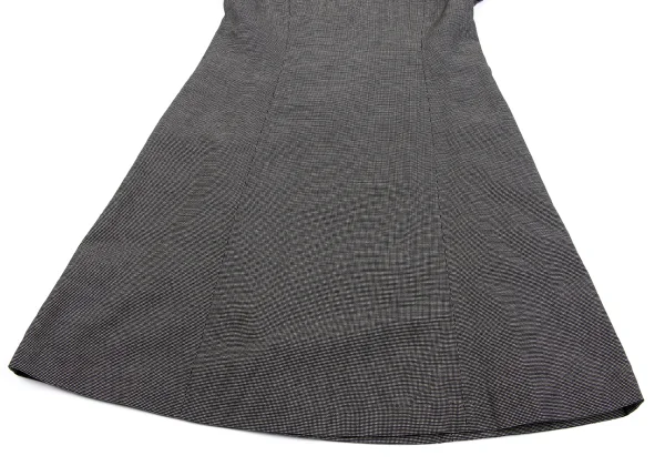 Jocomomola Cotton Micro Check Short Sleeves Dress K-162812_006