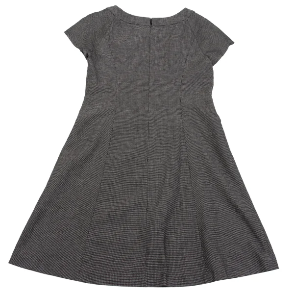 Jocomomola Cotton Micro Check Short Sleeves Dress K-162812_008