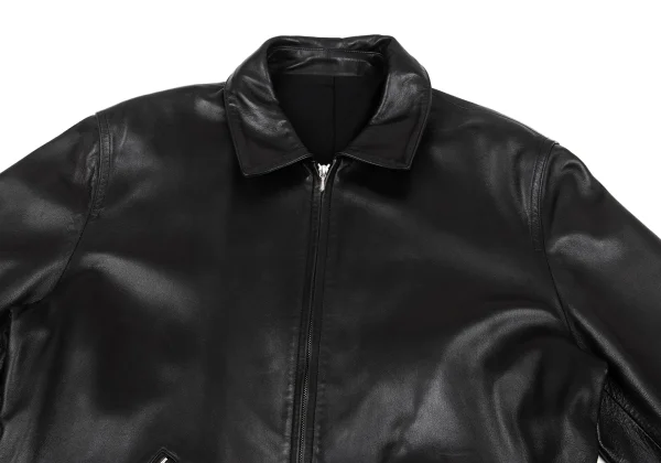 agnes.b homme Laｍb Leather Zip Blouson K-162813_002
