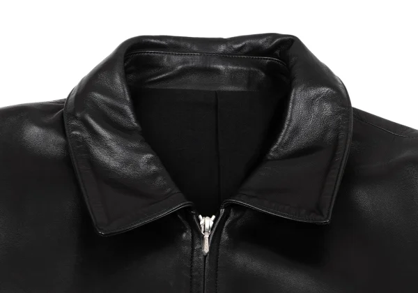 agnes.b homme Laｍb Leather Zip Blouson K-162813_003
