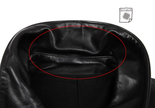 agnes.b homme Laｍb Leather Zip Blouson K-162813_004