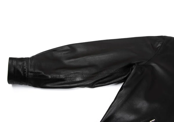 agnes.b homme Laｍb Leather Zip Blouson K-162813_006
