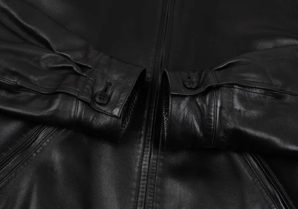 agnes.b homme Laｍb Leather Zip Blouson K-162813_007
