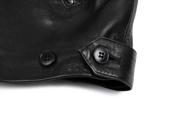 agnes.b homme Laｍb Leather Zip Blouson K-162813_011