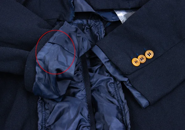 COMME des GARCONS Poly Back Frill Long Tail Jaket K-162815_009