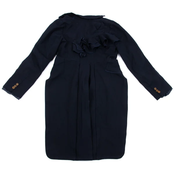 COMME des GARCONS Poly Back Frill Long Tail Jaket K-162815_012