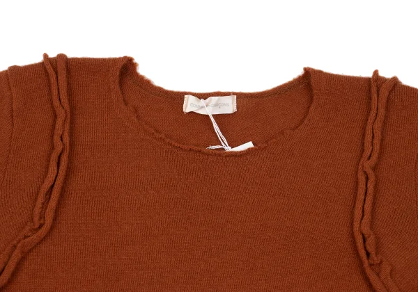 COMME des GARCONS Fulling Outseam Knit Sweater K-162819_003
